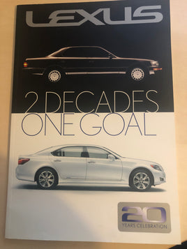 Lexus 20 Years Celebration (2010) Book