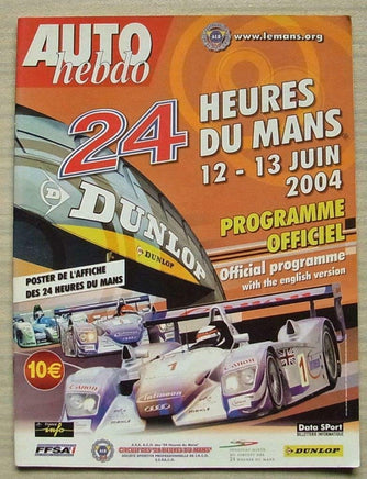 Le Mans 24 Hour 2004 Race Programme & Results - Transporterama