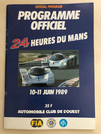 Le Mans 24 Hours 1989 Race Programme (fair condition) - Transporterama